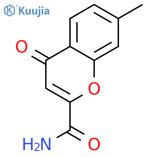 7-methyl-4-oxo-4H-chromene-2-carboxamide structure