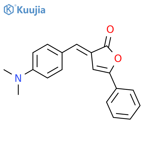 2(3H)-Furanone, 3-[[4-(dimethylamino)phenyl]methylene]-5-phenyl-,(3E)- structure