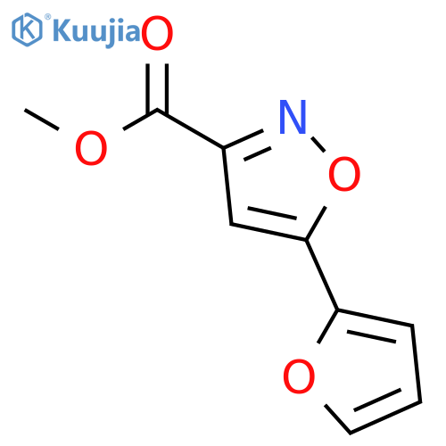methyl 5-(furan-2-yl)-1,2-oxazole-3-carboxylate structure