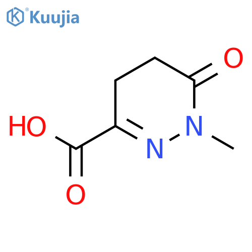 1-Methyl-6-oxo-1,4,5,6-tetrahydropyridazine-3-carboxylic acid structure