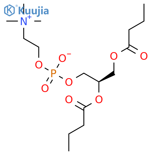 3,5,9-Trioxa-4-phosphatridecan-1-aminium,4-hydroxy-N,N,N-trimethyl-10-oxo-7-(1-oxobutoxy)-, inner salt, 4-oxide, (7R)- structure