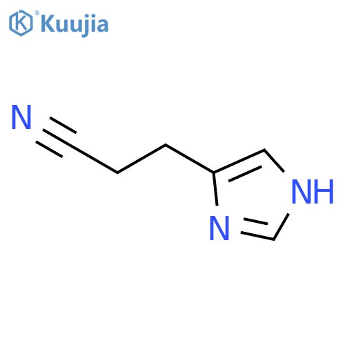 1H-Imidazole-4-propanenitrile structure