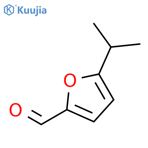 5-(propan-2-yl)furan-2-carbaldehyde structure