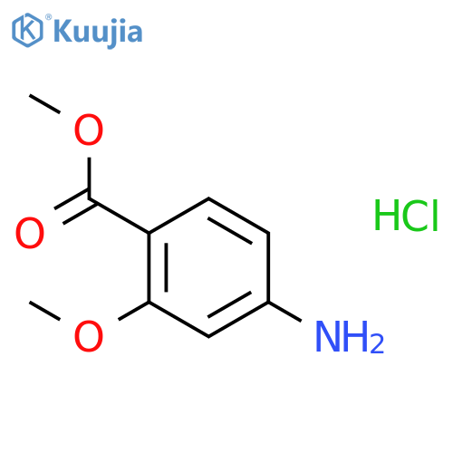 methyl 4-amino-2-methoxybenzoate hydrochloride structure