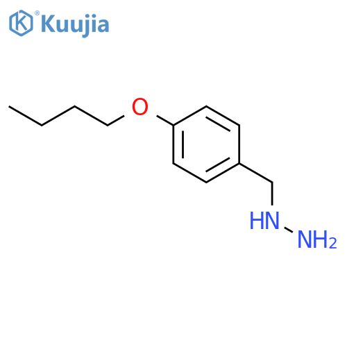 4-BUTOXY-BENZYL-HYDRAZINE structure