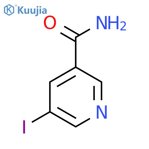 5-Iodopyridine-3-carboxamide structure