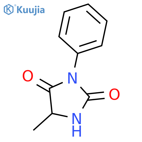 5-methyl-3-phenylimidazolidine-2,4-dione structure