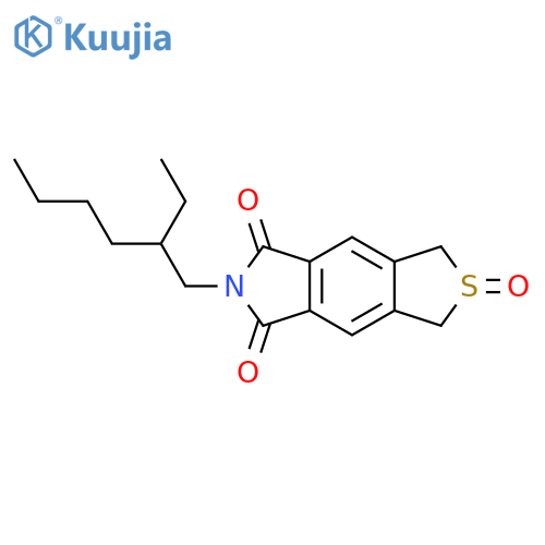 1H-Thieno[3,4-f]isoindole-5,7(3H,6H)-dione, 6-(2-ethylhexyl)-, 2-oxide structure