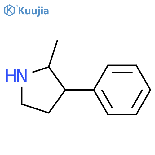2-methyl-3-phenylpyrrolidine structure