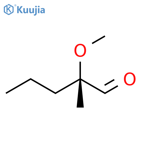 Pentanal, 2-methoxy-2-methyl-, (2S)- structure