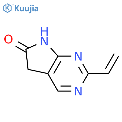 2-ethenyl-5,7-dihydro-6H-Pyrrolo[2,3-d]pyrimidin-6-one structure
