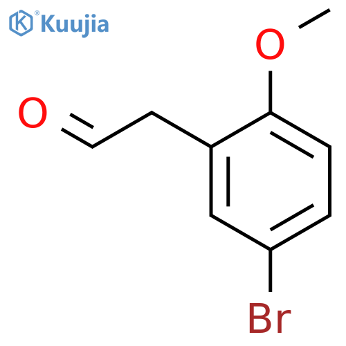2-(5-bromo-2-methoxyphenyl)acetaldehyde structure
