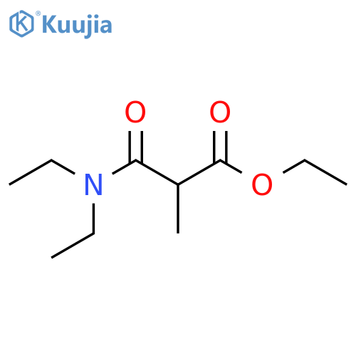 Propanoic acid, 3-(diethylamino)-2-methyl-3-oxo-, ethyl ester structure