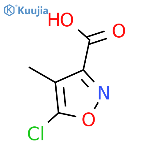 5-Chloro-4-methylisoxazole-3-carboxylic acid structure