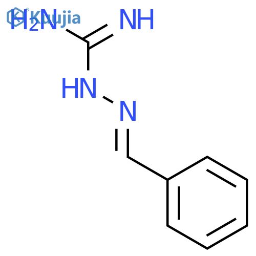 (2E)-2-Benzylidenehydrazinecarboximidamide hydrobromide structure