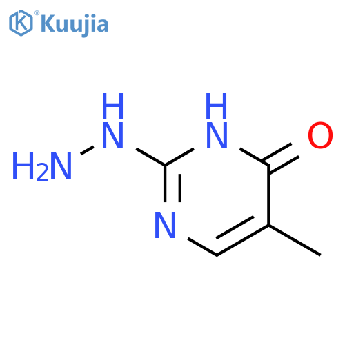 2-hydrazinyl-5-methyl-3,4-dihydropyrimidin-4-one structure