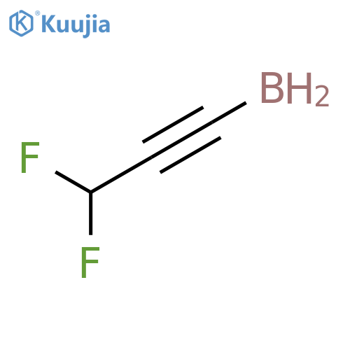 borane, (3,3-difluoro-1-propyn-1-yl)- structure