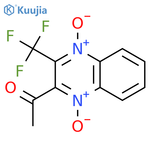 Ethanone, 1-[1,4-dioxido-3-(trifluoromethyl)-2-quinoxalinyl]- structure
