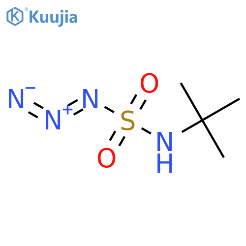 tert-butylsulfamyl azide structure