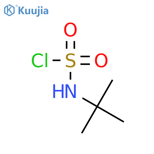 TERT-BUTYLSULFAMOYL CHLORIDE structure