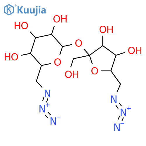 a-D-Glucopyranoside,6-azido-6-deoxy-b-D-fructofuranosyl6-azido-6-deoxy- structure