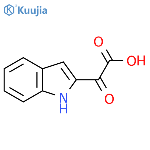 2-(1H-indol-2-yl)-2-oxoacetic acid structure