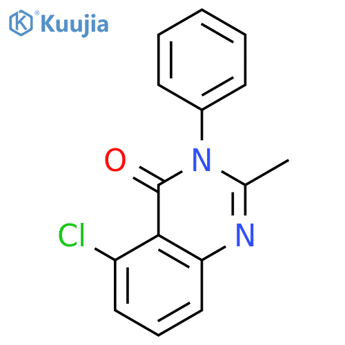 4(3H)-QUINAZOLINONE, 5-CHLORO-2-METHYL-3-PHENYL- structure