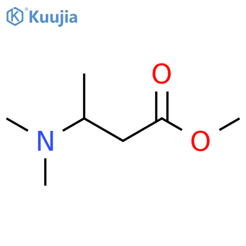 methyl 3-(dimethylamino)butanoate structure
