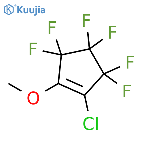 Cyclopentene,1-chloro-3,3,4,4,5,5-hexafluoro-2-methoxy- structure