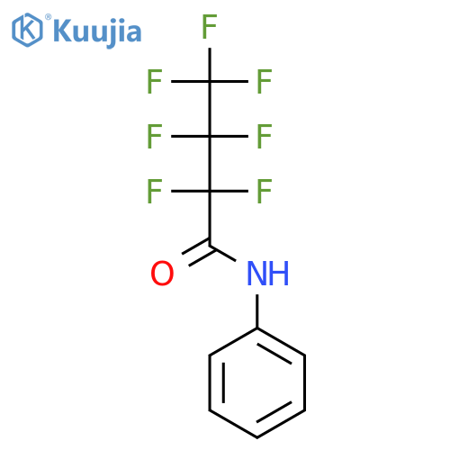 Heptafluorobutyranilide structure