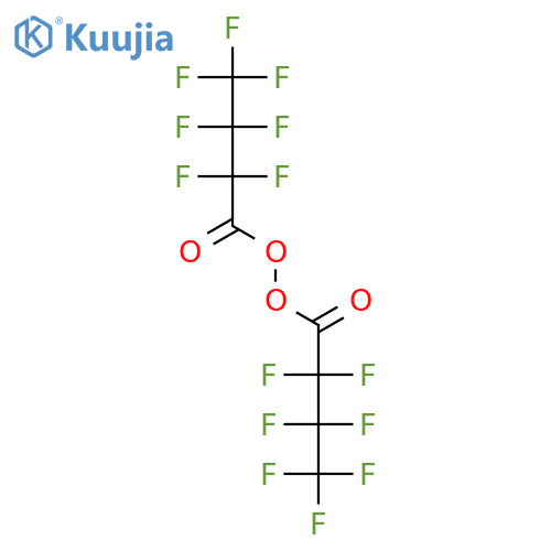 Peroxide, bis(2,2,3,3,4,4,4-heptafluoro-1-oxobutyl) structure