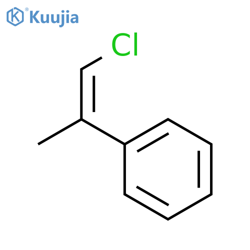 Benzene, (2-chloro-1-methylethenyl)- structure