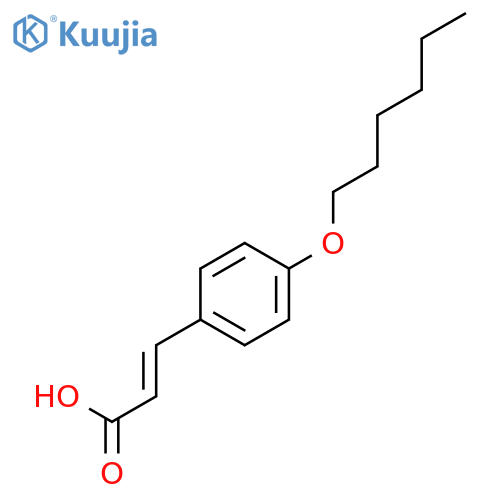 2-Propenoic acid,3-[4-(hexyloxy)phenyl]- structure