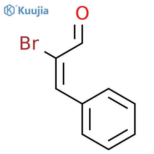 (2Z)-2-bromo-3-phenylprop-2-enal structure
