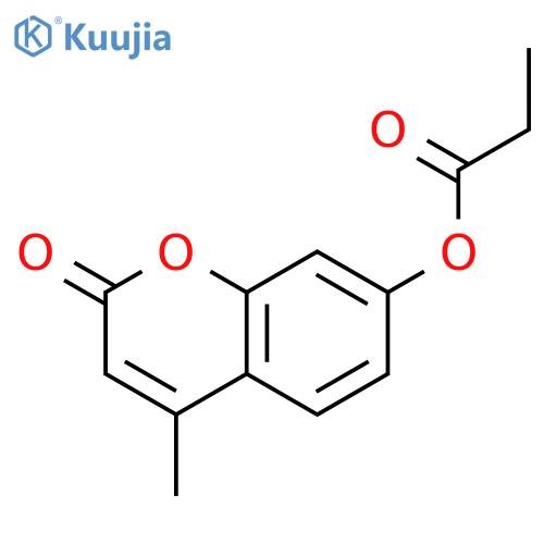 4-Methylumbelliferyl propionate structure
