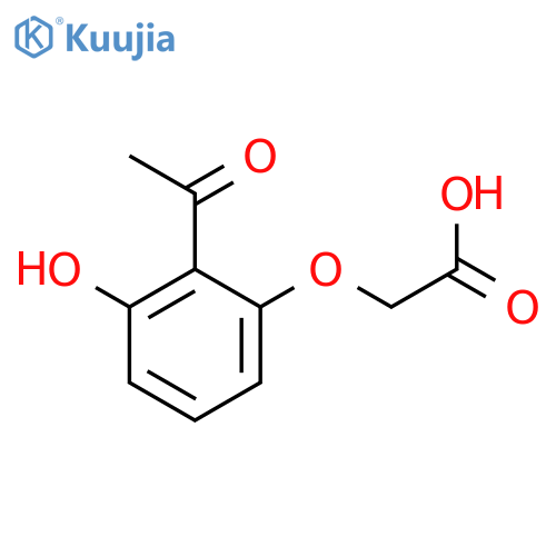 Acetic acid, (2-acetyl-3-hydroxyphenoxy)- structure