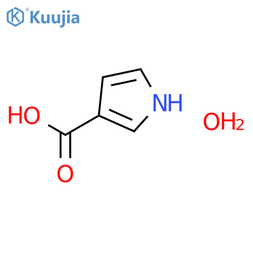 Pyrrole-3-carboxylic acid hydrate structure