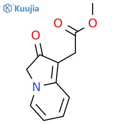 2,3-dihydro-2-oxo-1-Indolizineacetic acid methyl ester structure