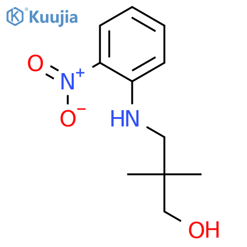 1-Propanol, 2,2-dimethyl-3-[(2-nitrophenyl)amino]- structure