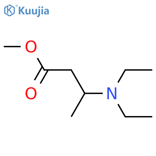 Butanoic acid,3-(diethylamino)-, methyl ester structure