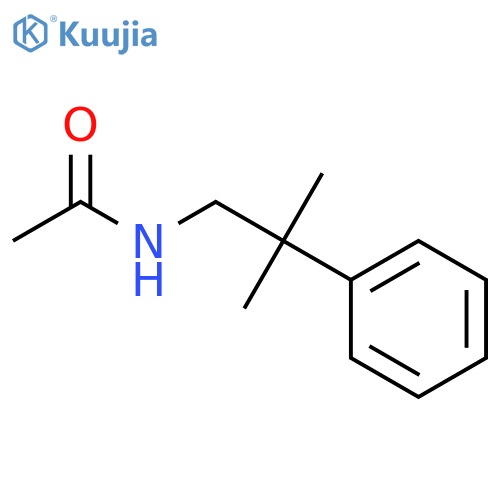 Acetamide, N-(2-methyl-2-phenylpropyl)- structure