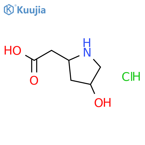L-beta-Homohydroxyproline hydrochloride structure