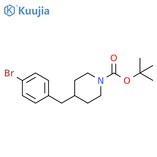 1-Boc-4-(4-bromobenzyl)piperidine structure