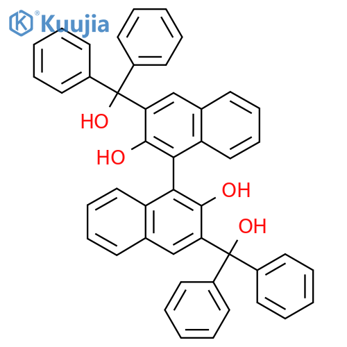 3-[Hydroxy(diphenyl)methyl]-1-[2-hydroxy-3-[hydroxy(diphenyl)methyl]naphthalen-1-yl]naphthalen-2-ol structure