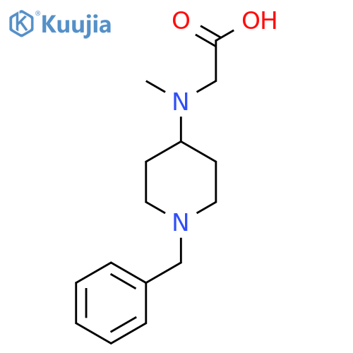 [(1-Benzyl-piperidin-4-yl)-methyl-amino]-acetic acid structure
