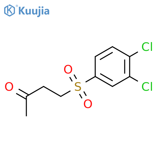 4-(3,4-Dichlorophenyl)sulfonylbutan-2-one structure