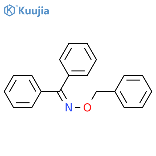 Methanone, diphenyl-, O-(phenylmethyl)oxime structure