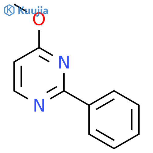 Pyrimidine,4-methoxy-2-phenyl- structure