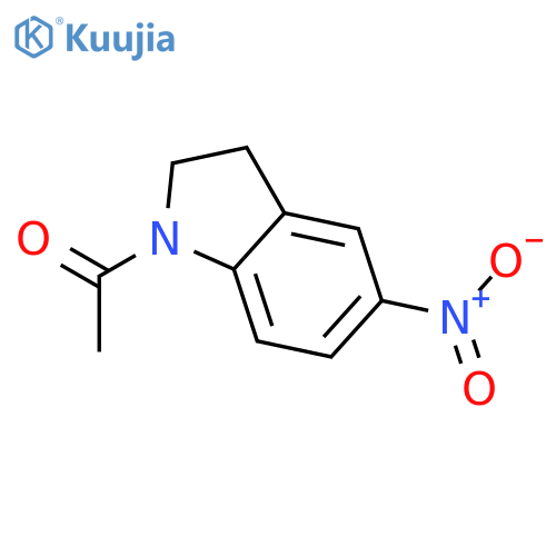 1-Acetyl-5-nitroindoline structure