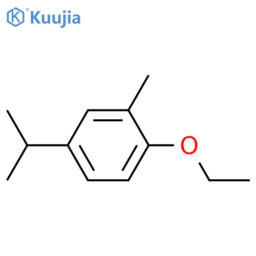 Benzene, 1-ethoxy-2-methyl-4-(1-methylethyl)- structure